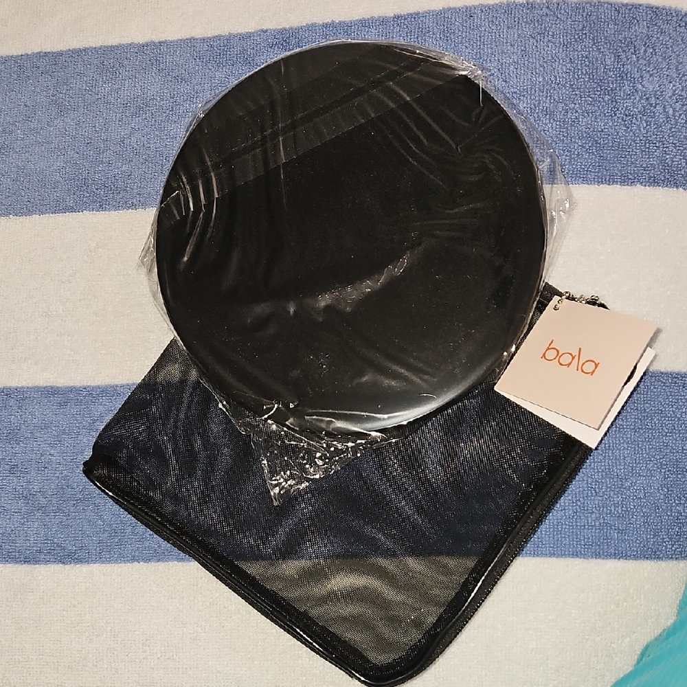 Bala Sliders 7" Core Workout Exercise Discs Black NWT